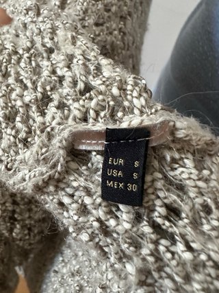 Jersey Massimo Dutti S Beige Algodón