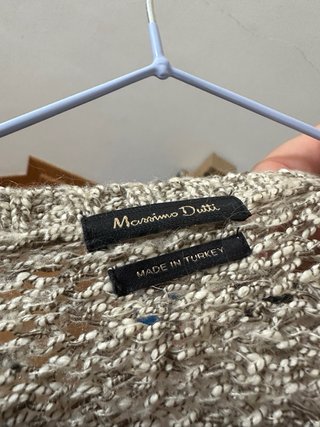 Jersey Massimo Dutti S Beige Algodón