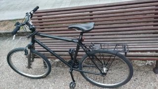 Bicicleta Negra #26 con Portaequipajes No envíos