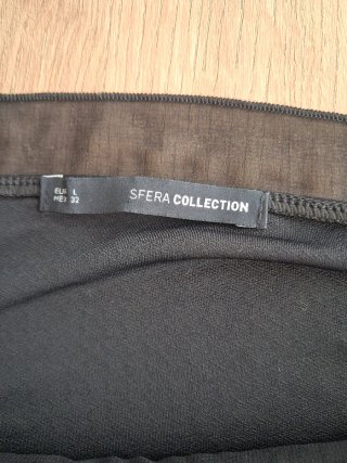 Top de tirantes con lentejuelas negro