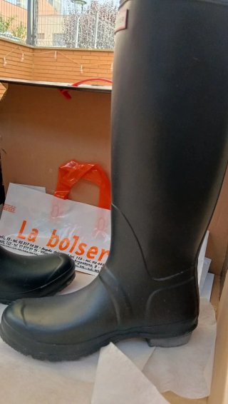 Botas Hunter Negras Talla 40