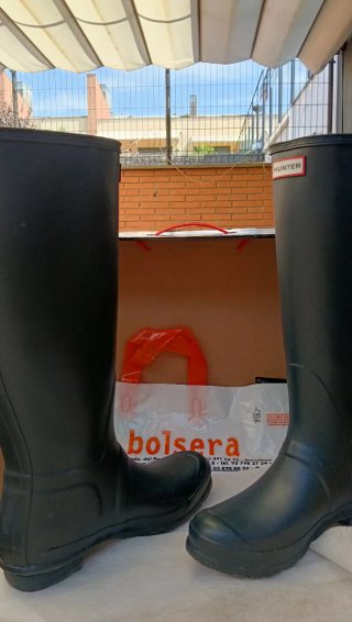 Botas Hunter Negras Talla 40
