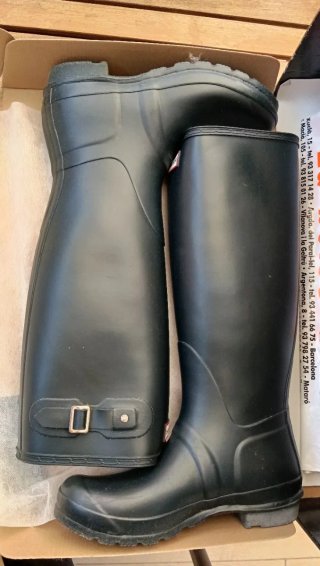 Botas Hunter Negras Talla 40