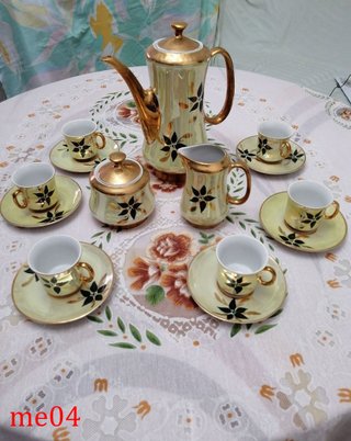 Juego 15 piezas vidrio/opalina vintage