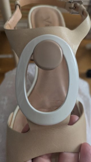 Sandalias Vicenza Talla 40 Beige Tacón 4cm