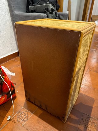 Cajonera de mimbre con 4 cajones