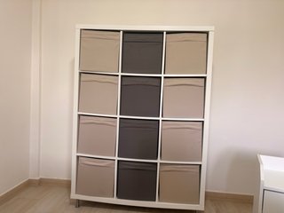 Estantería modular 3x4 con cubos