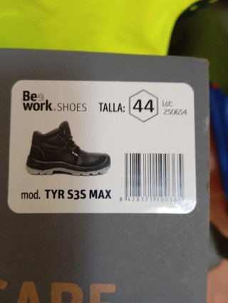 Botas de seguridad Be Work Talla 44
