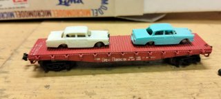 Lima N Vagones Plataforma con 2 Coches