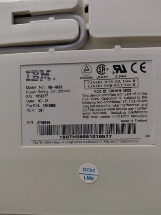 Teclado IBM KB-8926B Beige