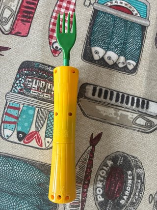 Tenedor Gallo Macarrón