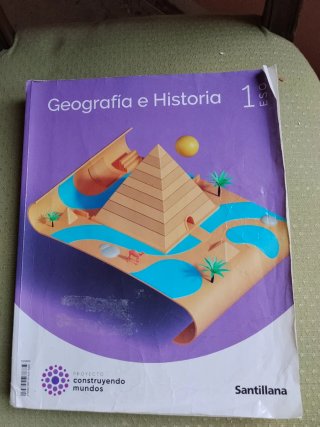 Libro texto geografía e historia 1 eso