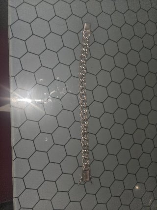 Pulsera Plata Ley Circonitas