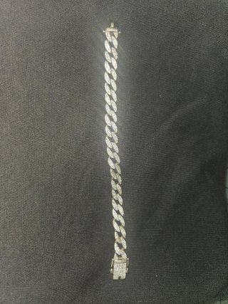 Pulsera Plata Ley Circonitas
