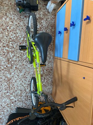 Bicicleta infantil verde