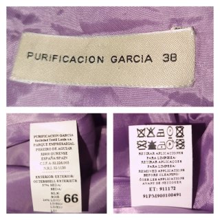 Vestido Purificación García Talla 38 Morado