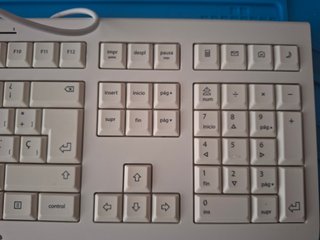 Teclado Cherry KC 1000 blanco