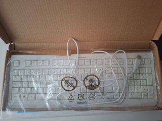 Teclado Cherry KC 1000 blanco