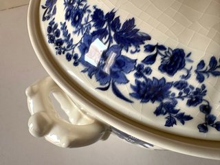 Sopera San Claudio Loza Porcelana Azul y Blanco