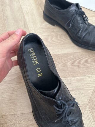 Zapatos de vestir GEOX negros talla 44 PIEL