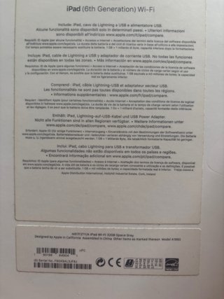 iPad 6ª Gen Plata