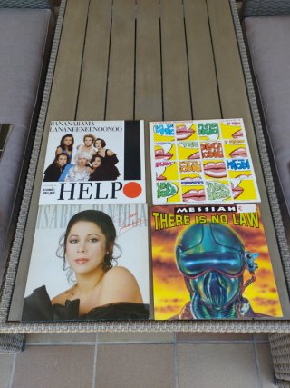 Lote 4 Vinilos: Grease, Juan Pardo, Big Fun, Moder