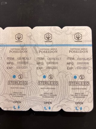 Pack 50 Agujas Tatuar POSEIDON
