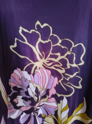 Blusón Kaftán Talla Única Estampado Floral