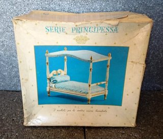 Galba Galletti Letto Principessa Bambola vintage