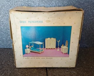 Galba Galletti Letto Principessa Bambola vintage