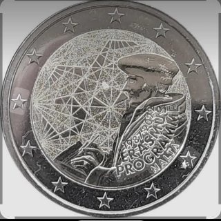 Moneda 2€ Malta Erasmus 1987-2021 Sin Circular