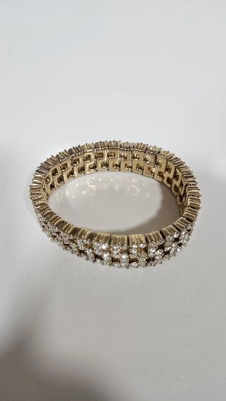 Pulsera elástica con pedrería