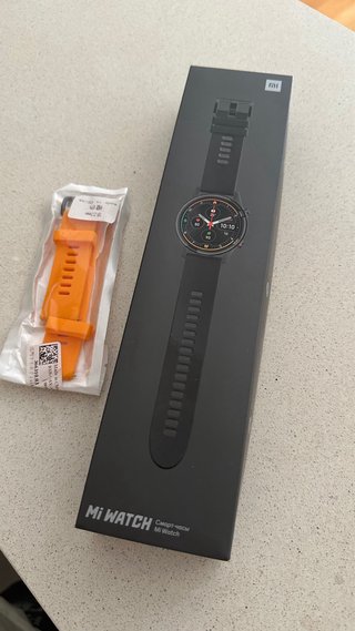 Xiaomi Mi Watch con Correa Naranja y verde
