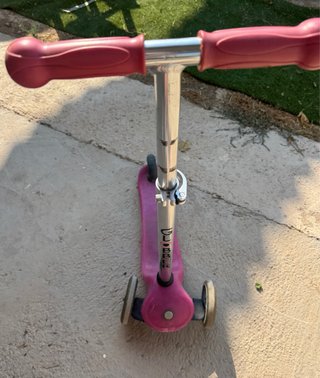 Patinete infantil rosa 3 ruedas
