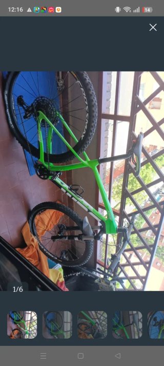 Bicicleta Montaña WRC Verde
