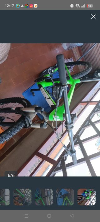 Bicicleta Montaña WRC Verde