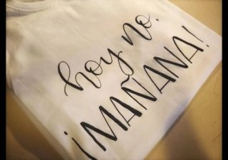 Camisetas personalizadas, pintadas a mano