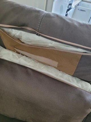 Sofá Chaiselongue 3 metros (Extraíble + 2 Puff)