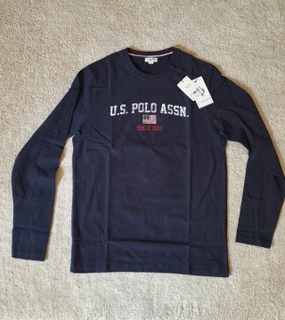 Maglia U.S. POLO ASSN. Blu navy, tg. M - Nuova