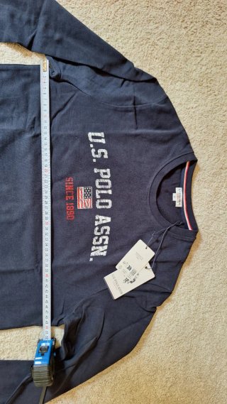 Maglia U.S. POLO ASSN. Blu navy, tg. M - Nuova
