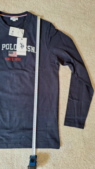 Maglia U.S. POLO ASSN. Blu navy, tg. M - Nuova