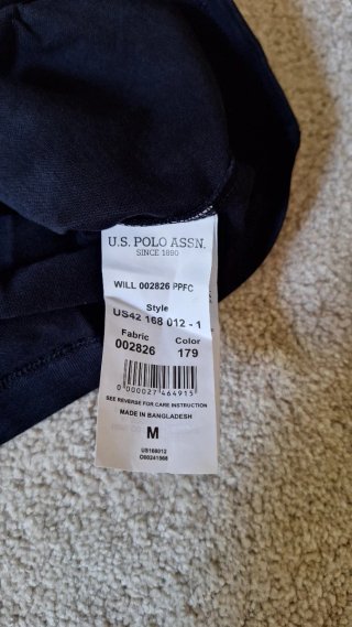 Maglia U.S. POLO ASSN. Blu navy, tg. M - Nuova