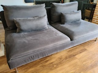 Sofá Ikea SÖDERHAMN 3 plazas gris