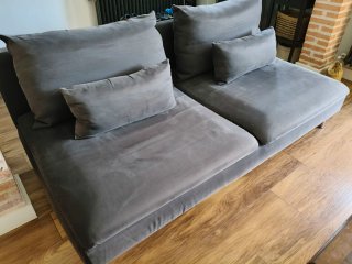 Sofá Ikea SÖDERHAMN 3 plazas gris