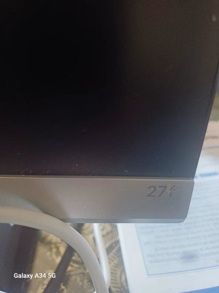 Pantalla HP Plata y Negra