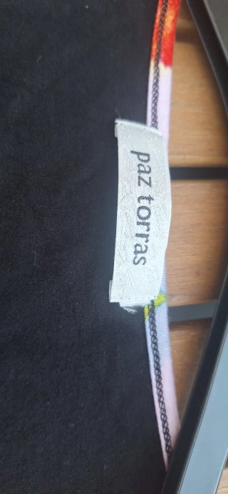 Camiseta Paz Torras Estampada Multicolor