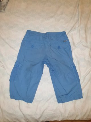 Pantalón corto cargo azul niños (Talla 16)