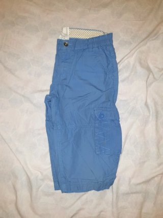 Pantalón corto cargo azul niños (Talla 16)