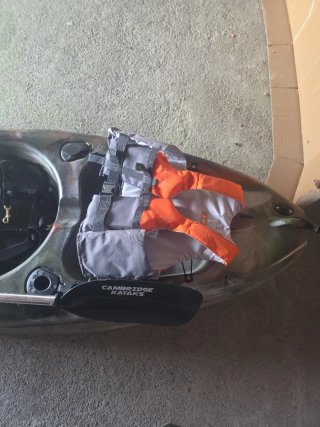 Kayak Cambridge de pesca.