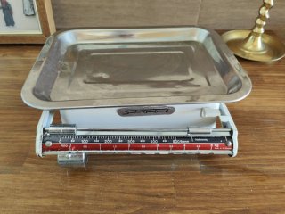 Báscula antigua Stube 500g/5kg Made in W.-Germany
